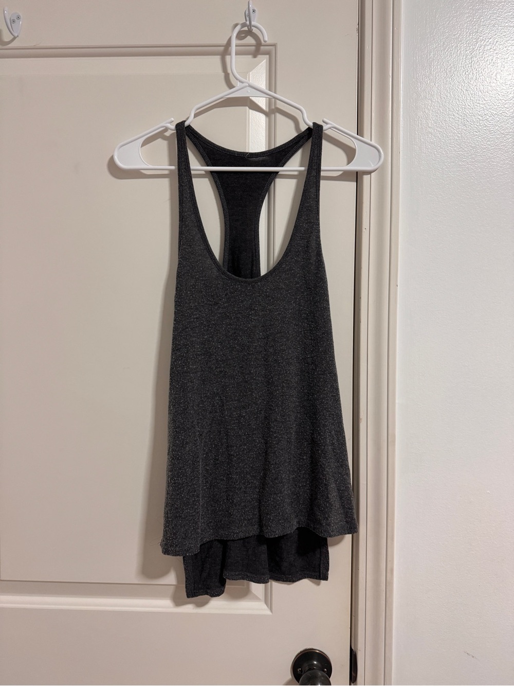 ALO Yoga Charcoal Racerback Tank Top